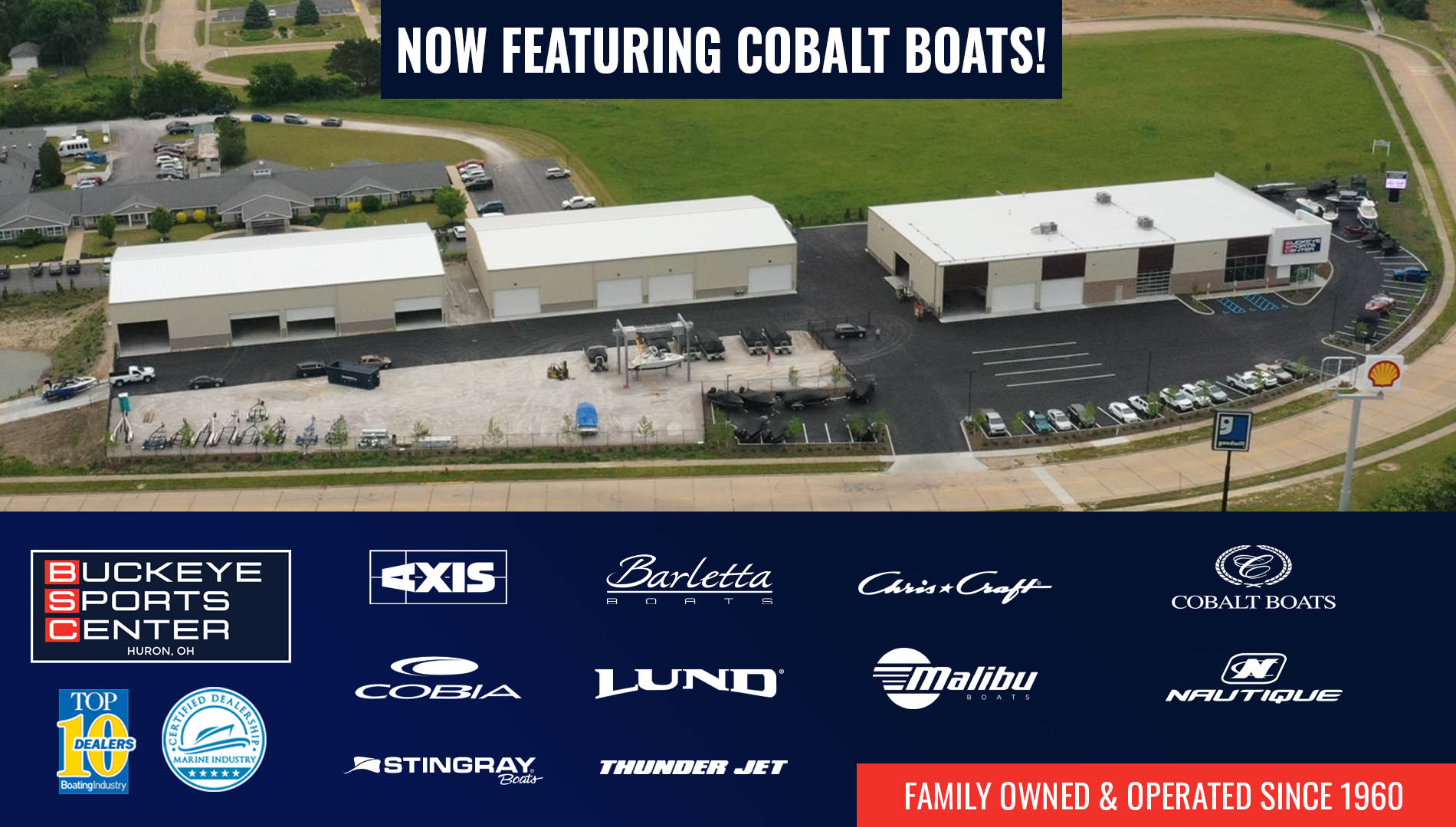 Buckeye Sports Center Huron - Offering Great Brands Like Lund Fishing Boats, Chris-Craft Boats …